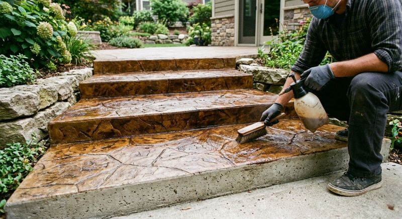 Concrete Staining Service in Dallas, TX