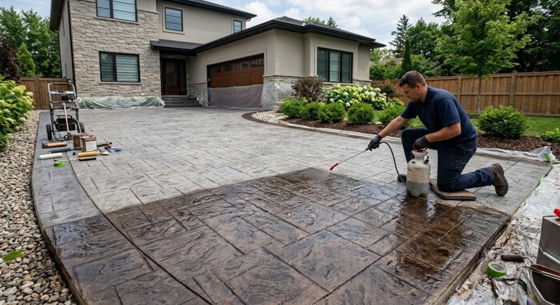 Concrete Staining Service in Frisco, TX