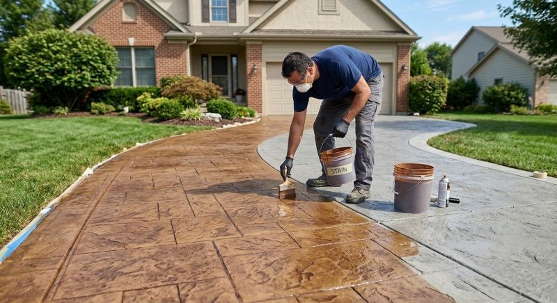 Driveway Refinishing in Dallas, TX