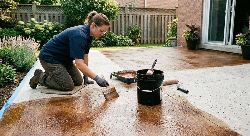 Interior Concrete Staining in Corpus Christi, TX