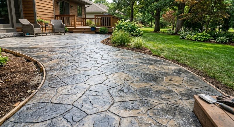 Stamped Concrete Resurfacing in Dallas, TX